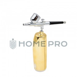 Aerógrafo HB05 LM Cordless Kit Com Compressor - Dourado