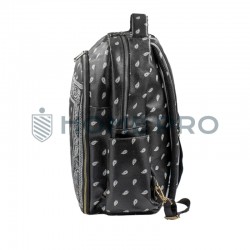 Maletín Mochila Organizador Barbero - Negro/Blanco