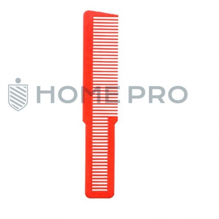 Pente Profissional Clipper Comb Barbeiro Cortes Penteados - Vermelho