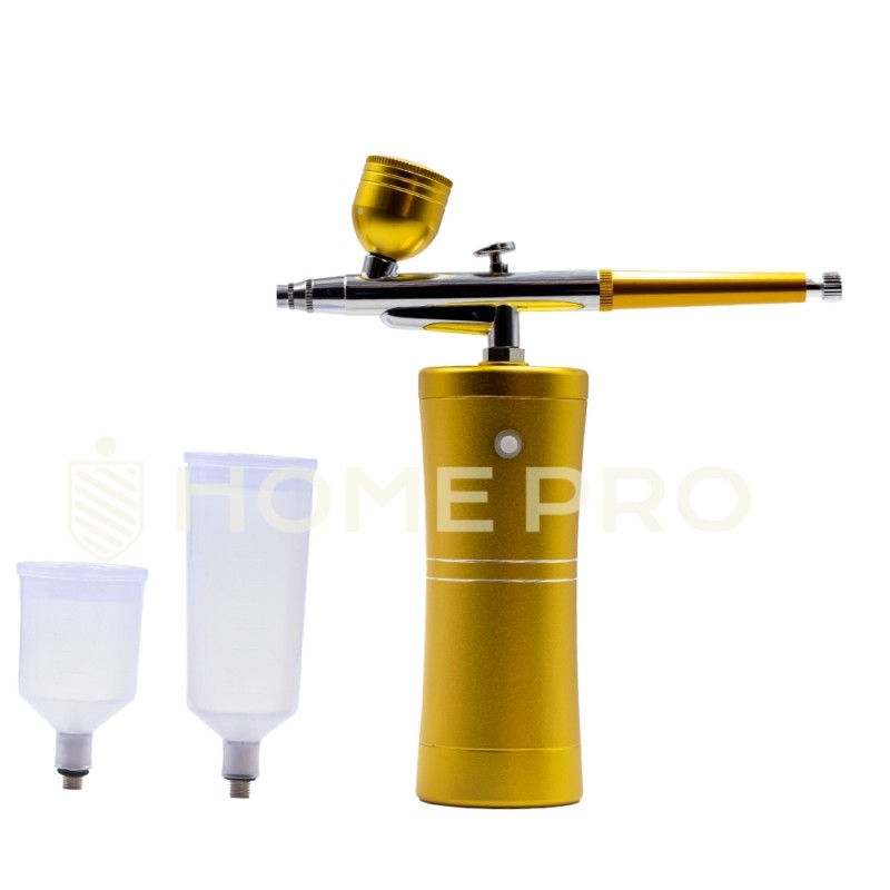 Neoeco-Kit de aerógrafo portátil multifunción de doble acción, compresor  reductor de ruido para pintar modelos de pastel, 30psi - AliExpress