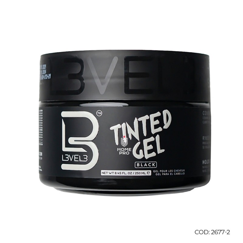 L3VEL 3 TINTED GEL-BLACK 8Z