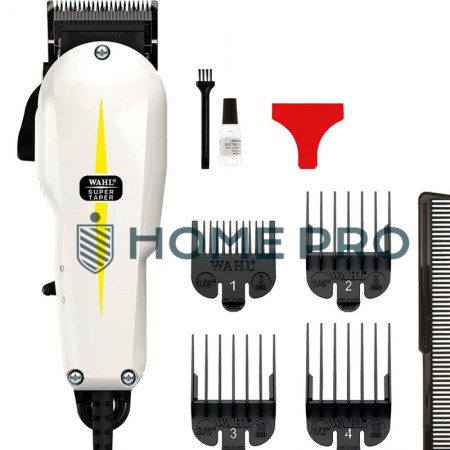 Máquina de cabelo Wahl Professional Super Taper branco 220V - 50Hz