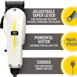 Máquina para el pelo Wahl Professional Super Taper blanca 220V - 50Hz