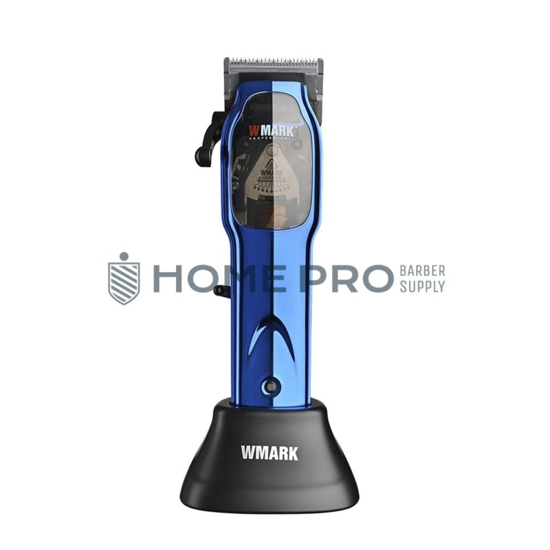 Máquina de cortar cabelo profissional WMARK NG-9002 cor azul