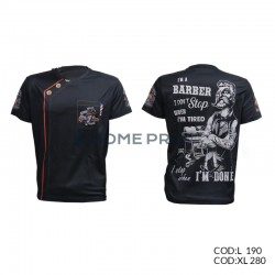 CAMISETA DE BARBEIRO TAMANHO XL