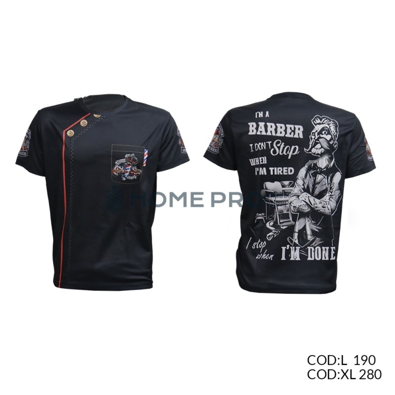 REMERA PARA BARBERO TAMAÑO XL