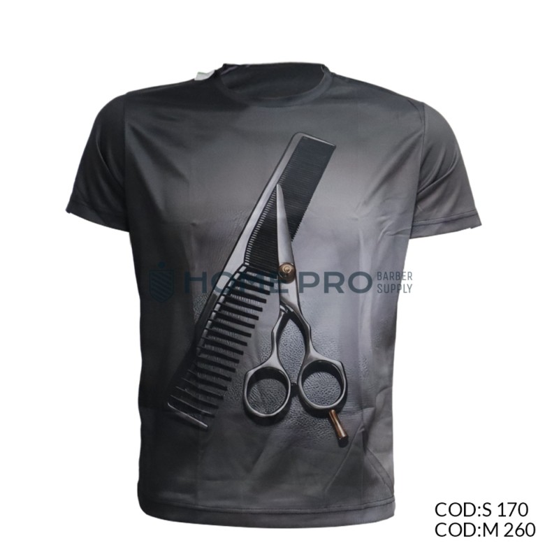 REMERA PARA BARBERO TAMAÑO M