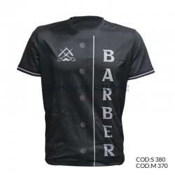 REMERA PARA BARBERO TAMAÑO M