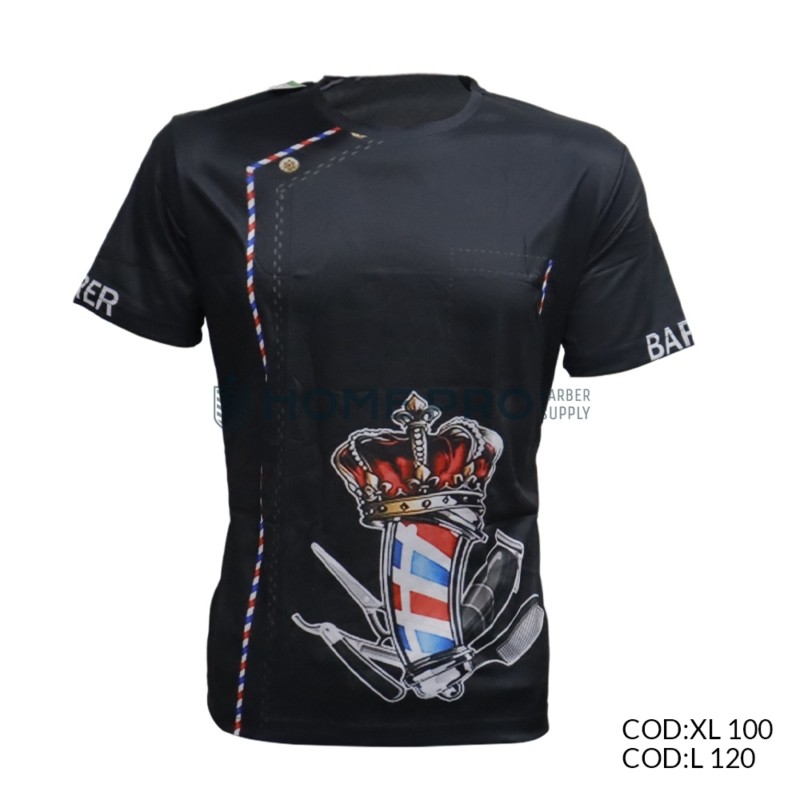 REMERA PARA BARBERO TAMAÑO L