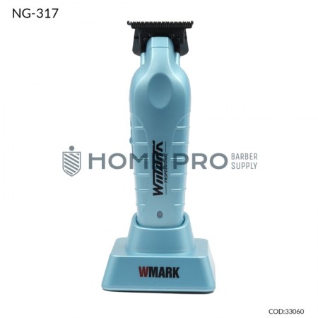 Cortador de cabelo trimmer, Wmark NG, 317, azul, profissional