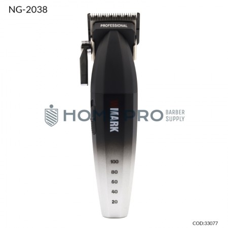 Cortador de cabello profesional KIT WMARK NG 2038 COLOR PLATA