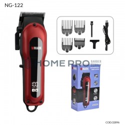 Cortadora de cabello eléctrica inalambrico profesional  WMARK NG-122 para hombres, 7000RPM