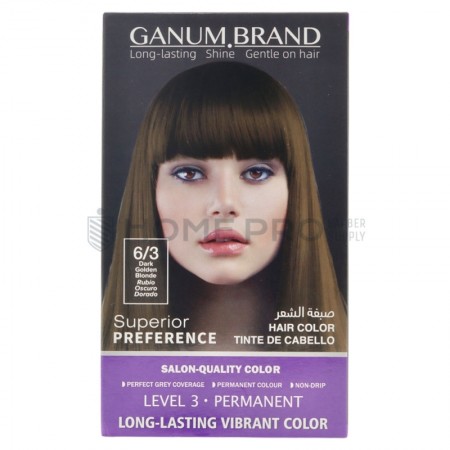 GANUM BRAND HAIR COLOR 6/3 RUBIO OSCURO